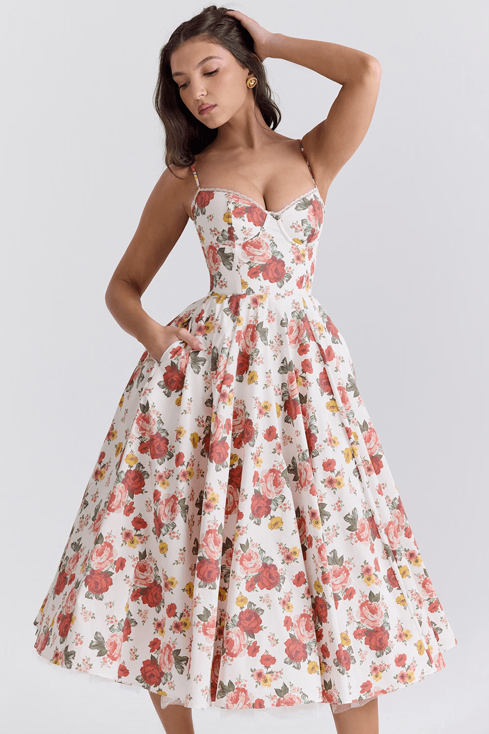 Annalina | Elegantes Schlankmachendes Kleid