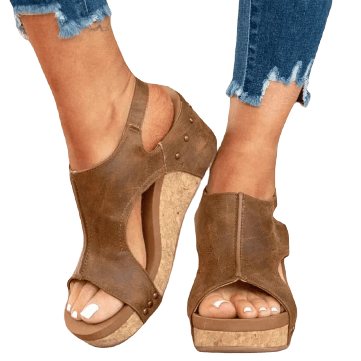 Chloe™ – Schicke Orthopädische Keilsandalen