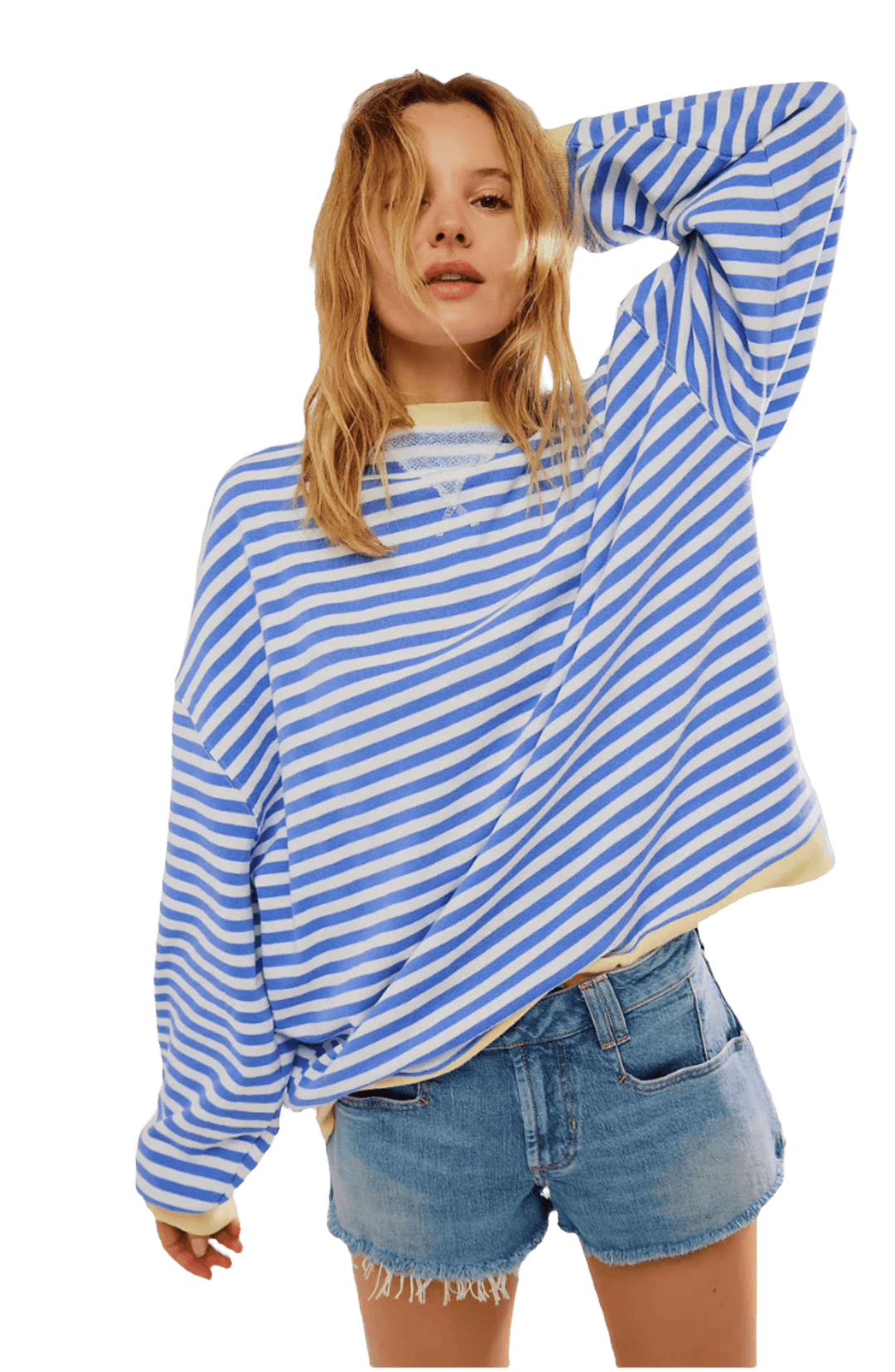 Sana | Gestreifter Oversize-Pullover