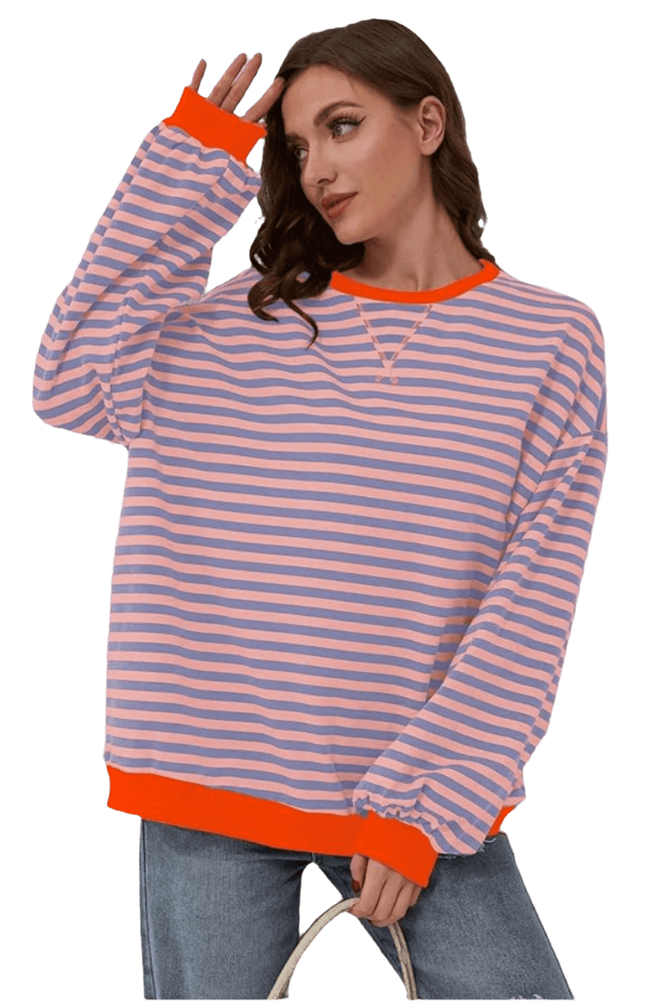 Sana | Gestreifter Oversize-Pullover