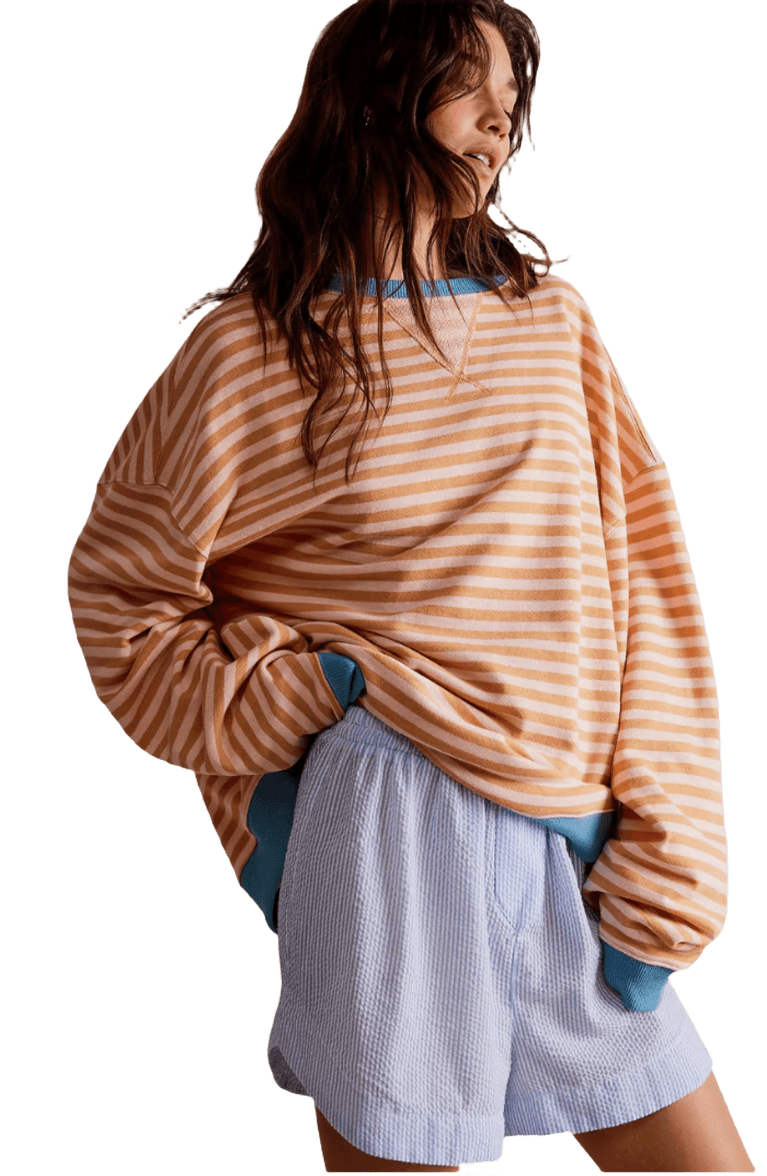 Sana | Gestreifter Oversize-Pullover