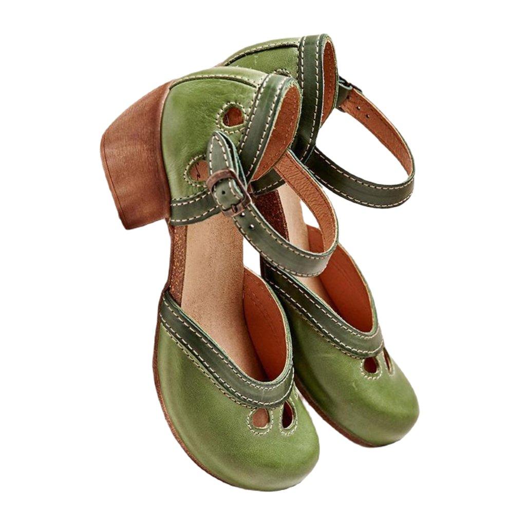 Amalia™ | Bequeme Sandalen mit niedrigen Absätzen