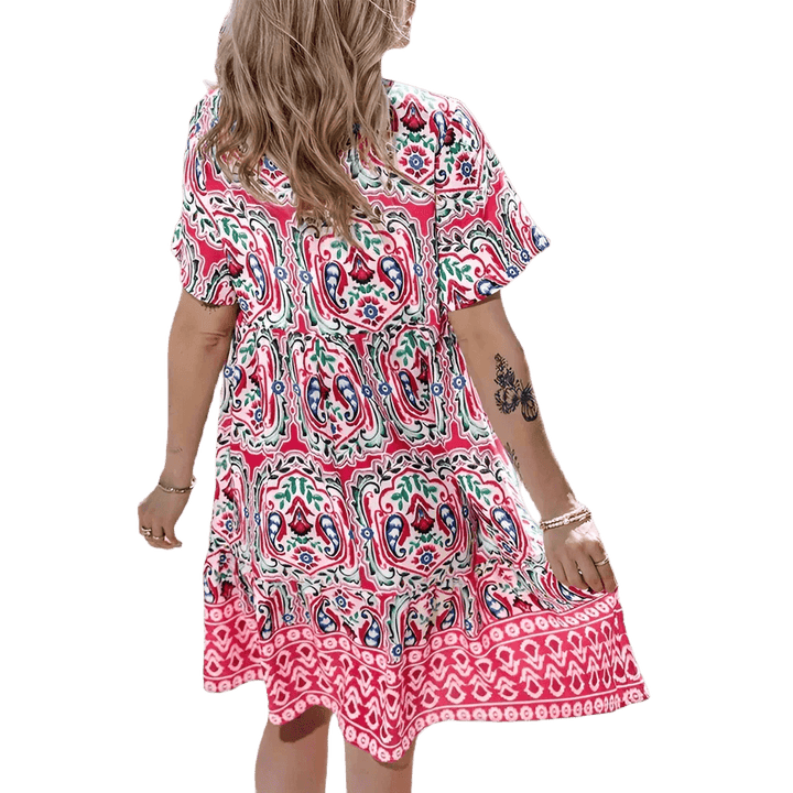 Ariane | Sommerkleid mit Ibiza-Druck