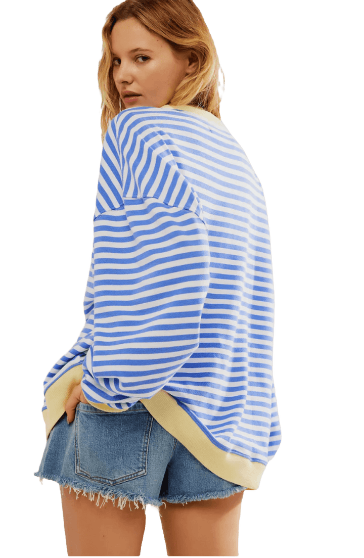 Sana | Gestreifter Oversize-Pullover