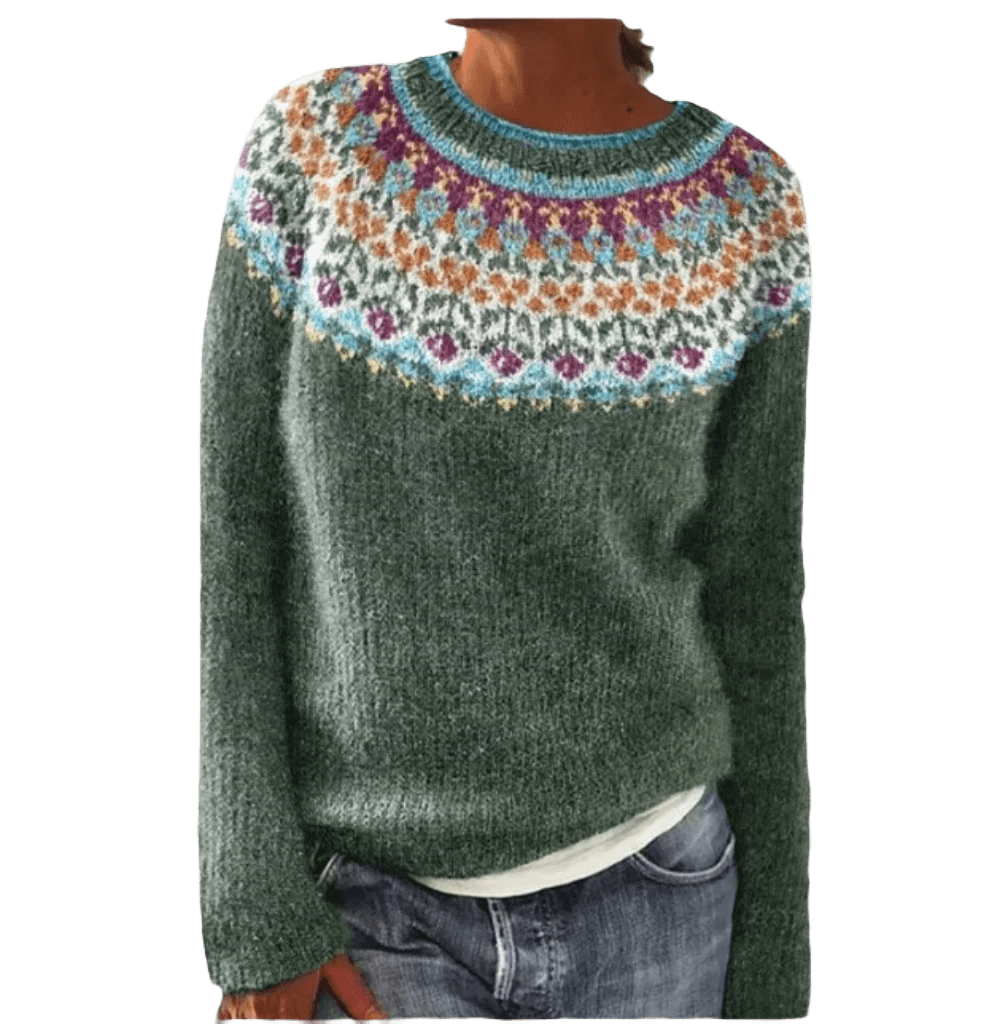 Rachele | Retro-Herbstpullover