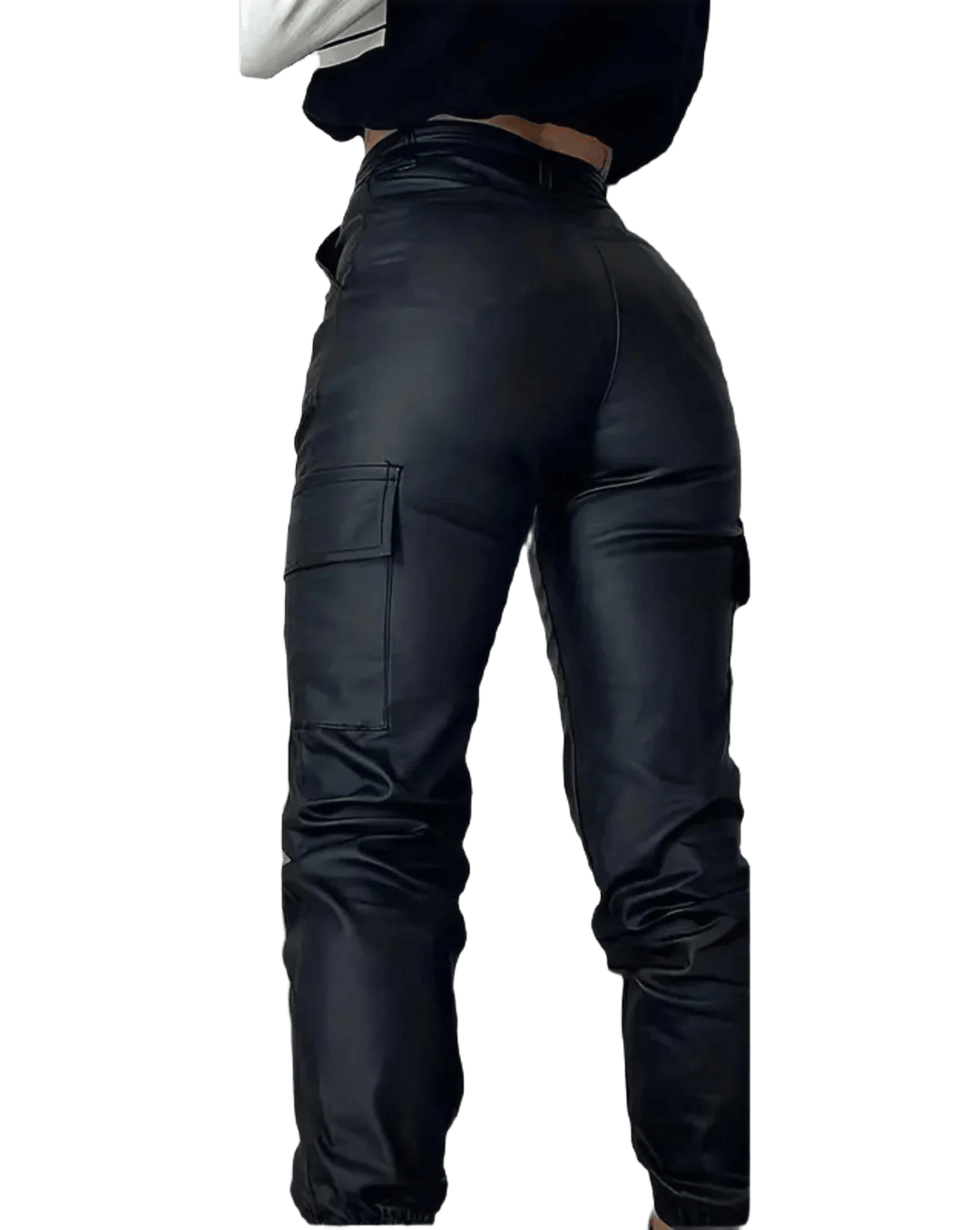 Veronica™ - Schlanke Cargo-Lederhose für Frauen