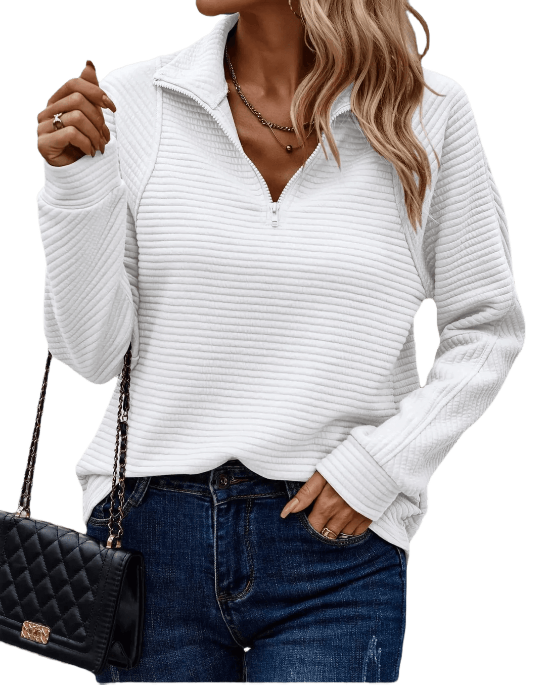 Elise | Eleganter Pullover mit V-Ausschnitt für Damen