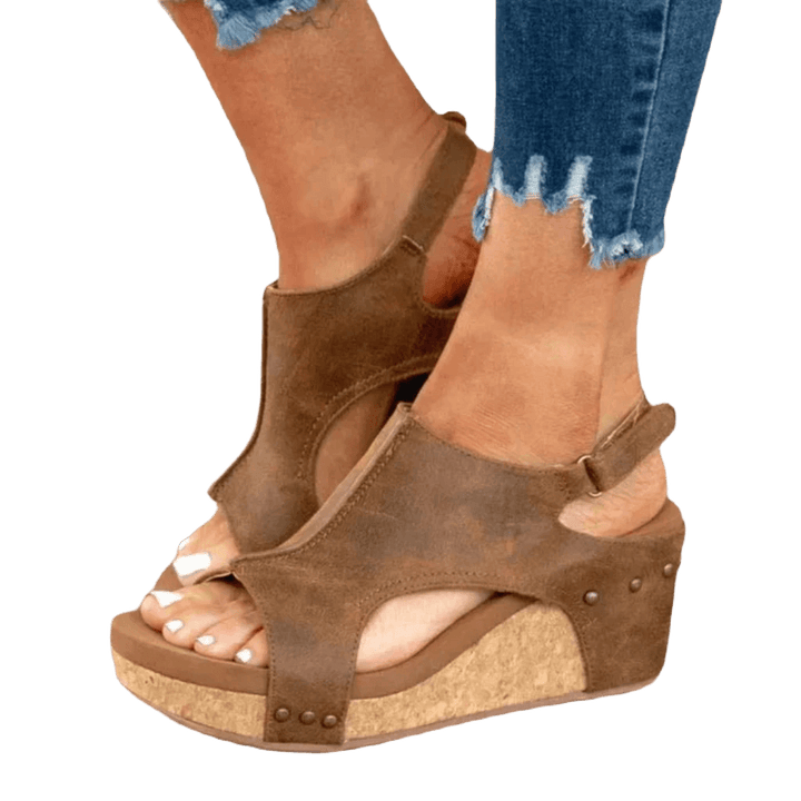 Chloe™ – Schicke Orthopädische Keilsandalen