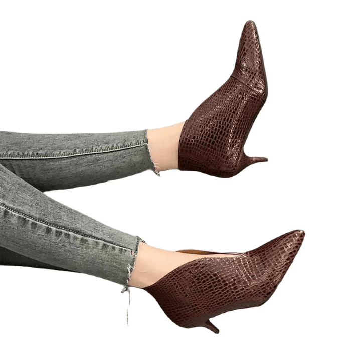 Birgulein | Damen Knöchel Stiefel | Niedriger Absatz