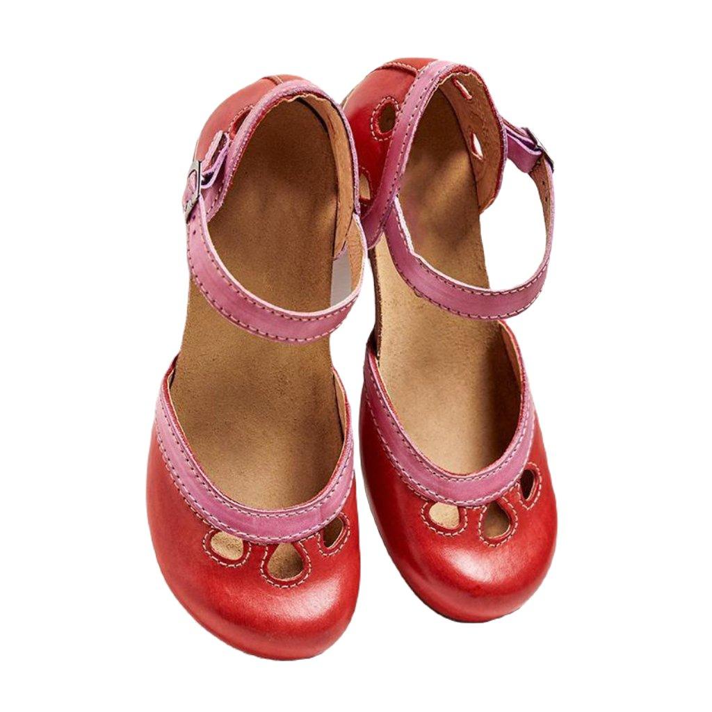 Amalia™ | Bequeme Sandalen mit niedrigen Absätzen