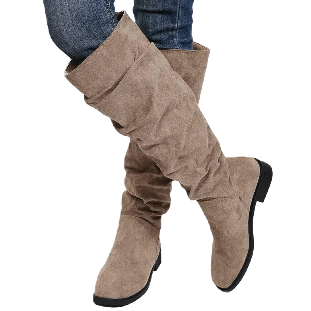 Helgab | Damen Kniehoch Stiefel | Bequem