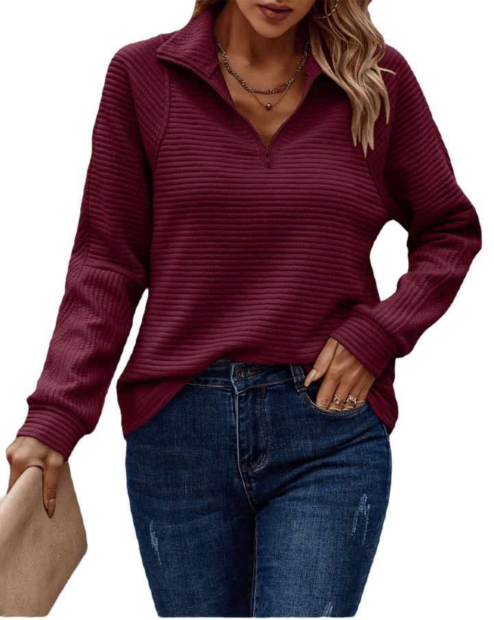 Elise | Eleganter Pullover mit V-Ausschnitt für Damen