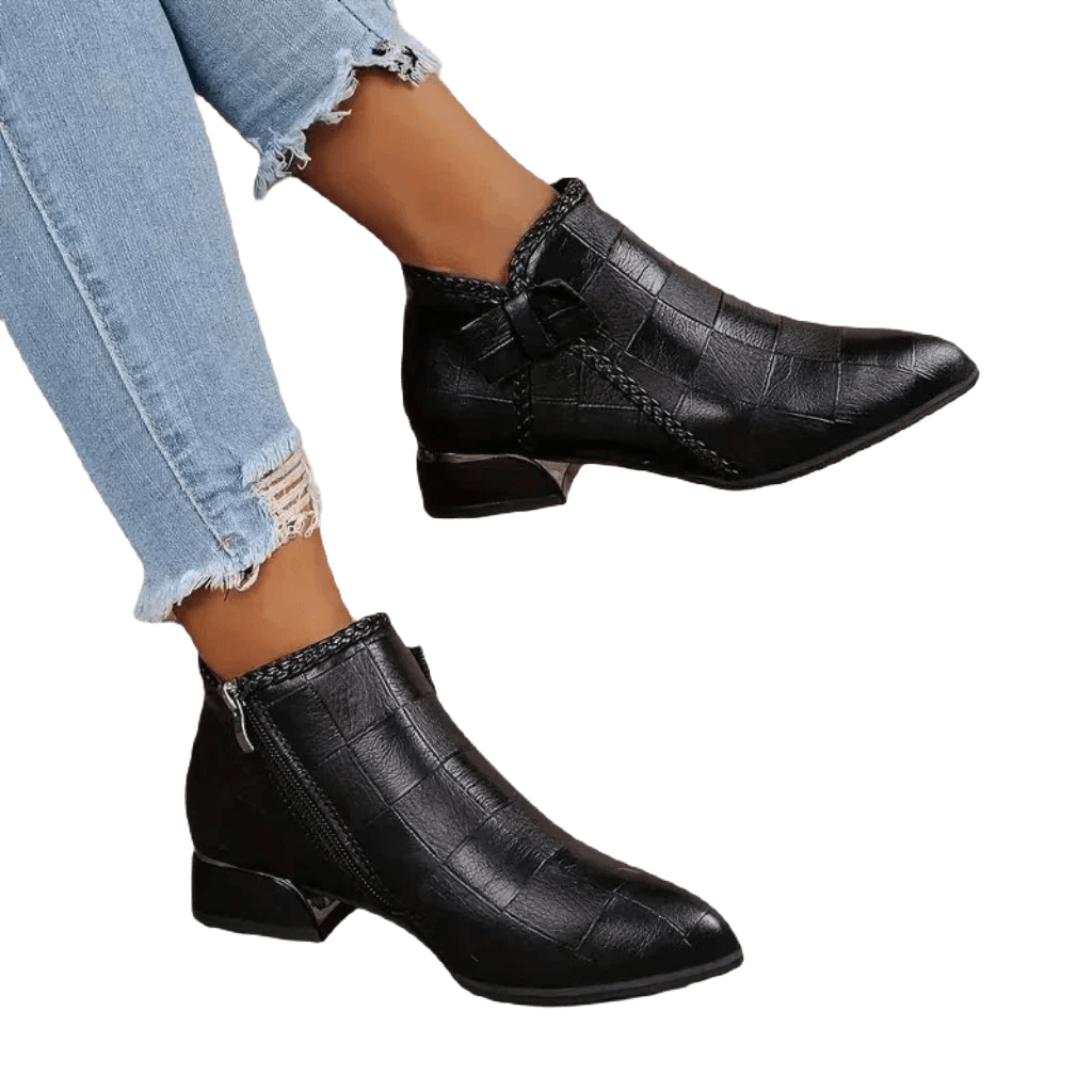 Lorelev | Damen Niedrigem Absatz Stiefel | Bequeme