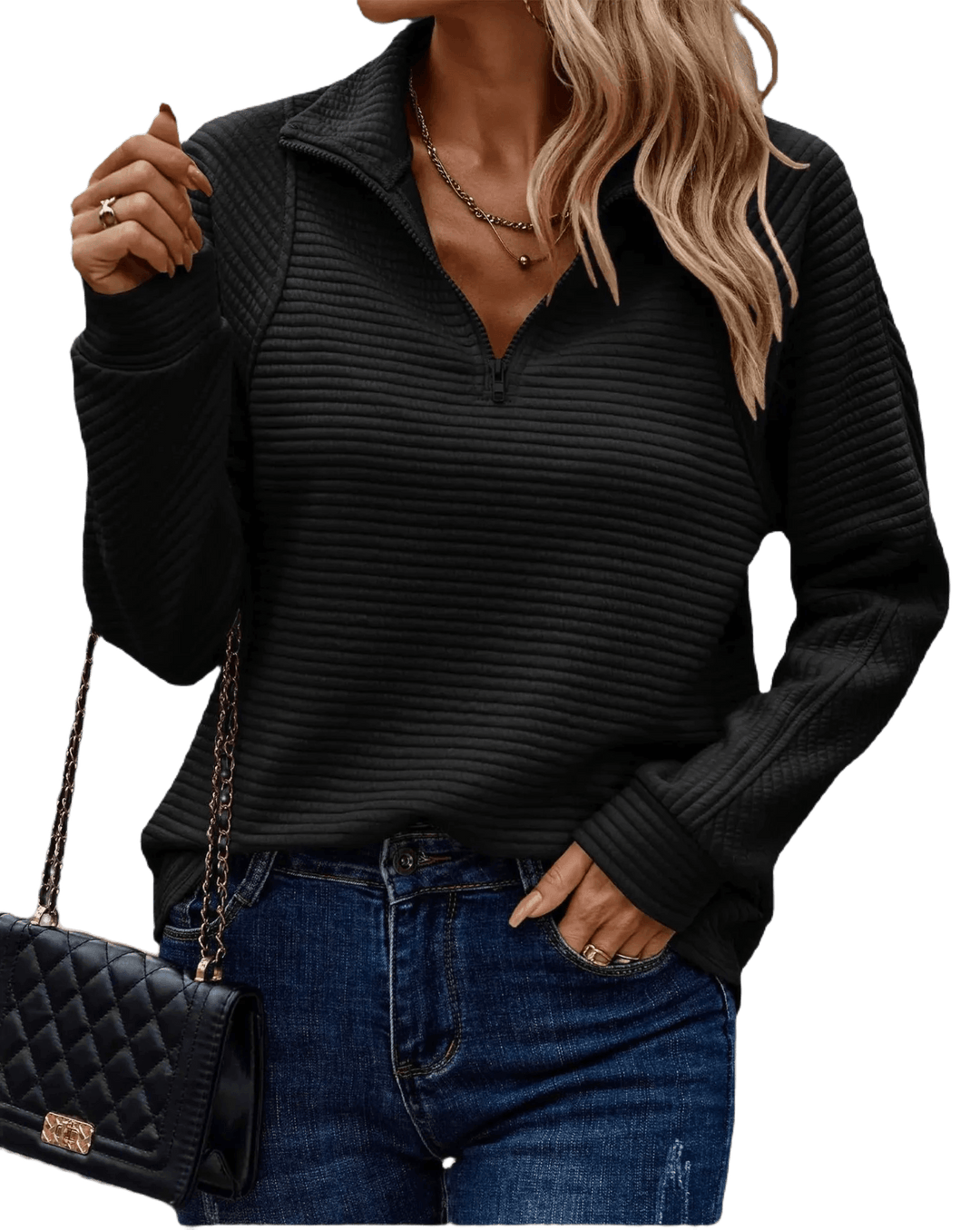 Elise | Eleganter Pullover mit V-Ausschnitt für Damen