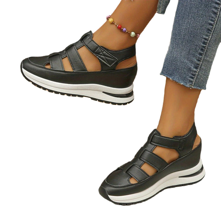 Uptony | Weiche Sohle Plattform Damen Sandalen