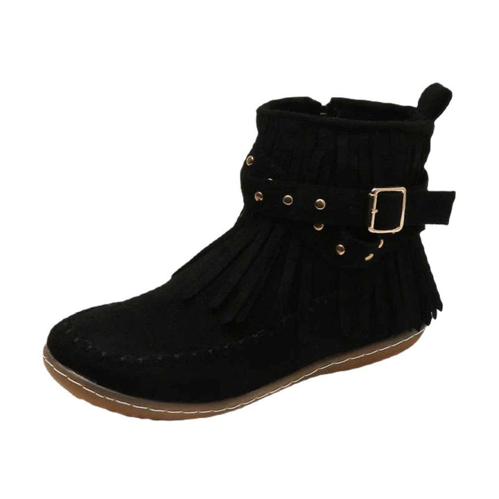 Zeldaran | Damen Quasten Stiefel | Winter